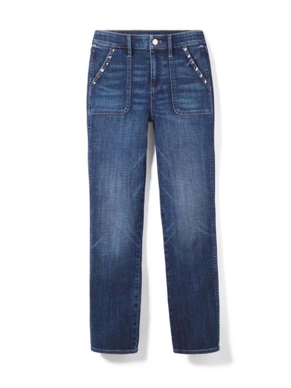 WHBM Everyday Soft Rockstud Straight Crop